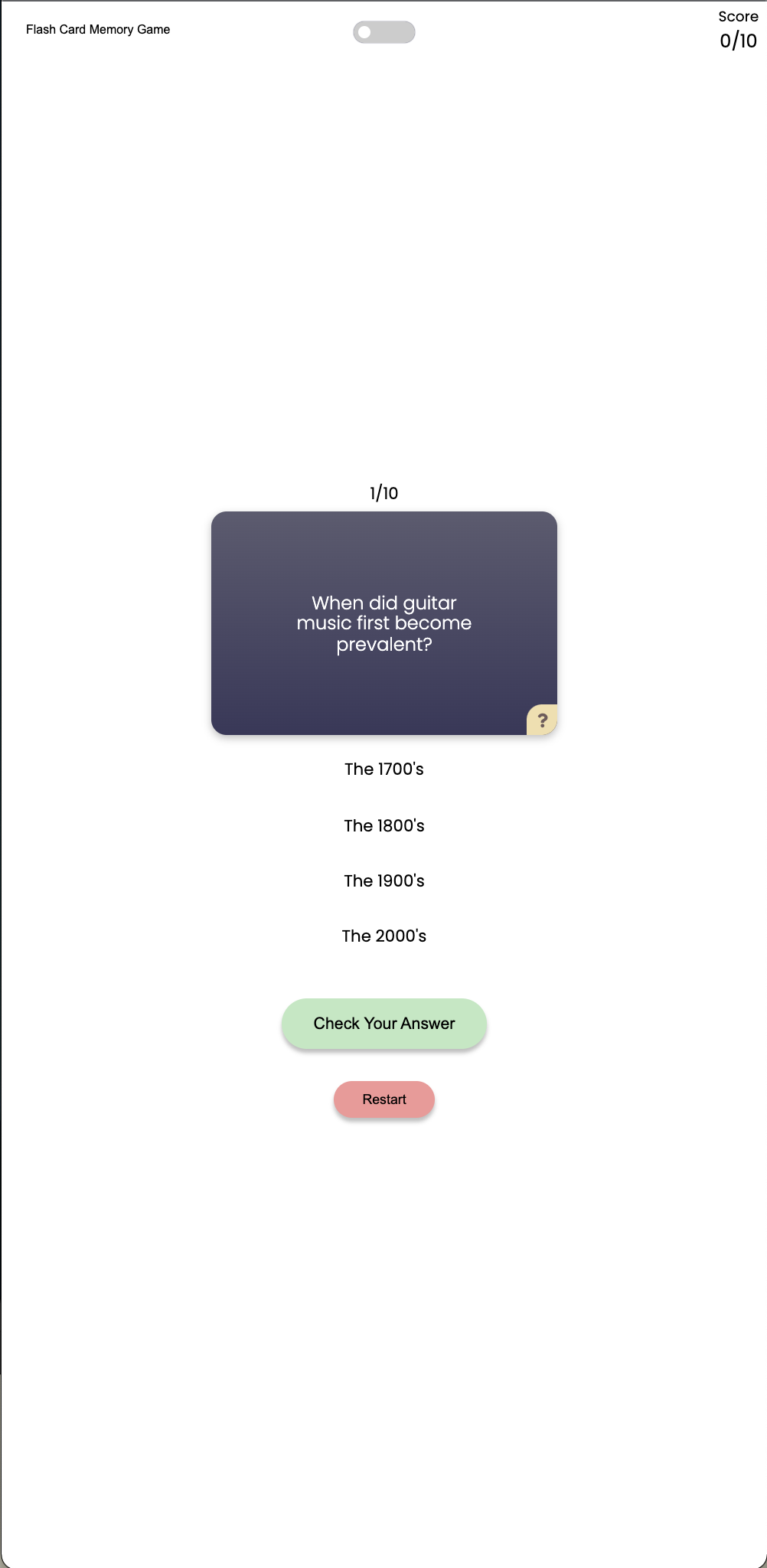Flash Cards